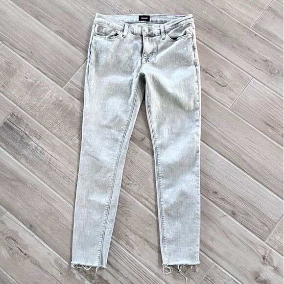 Hudson Krista Super Skinny Gray Ankle Jeans - Picture 2 of 12